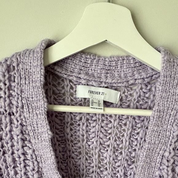 Adorable Lavender / Pastel Purple Cardigan! - Picture 2 of 3